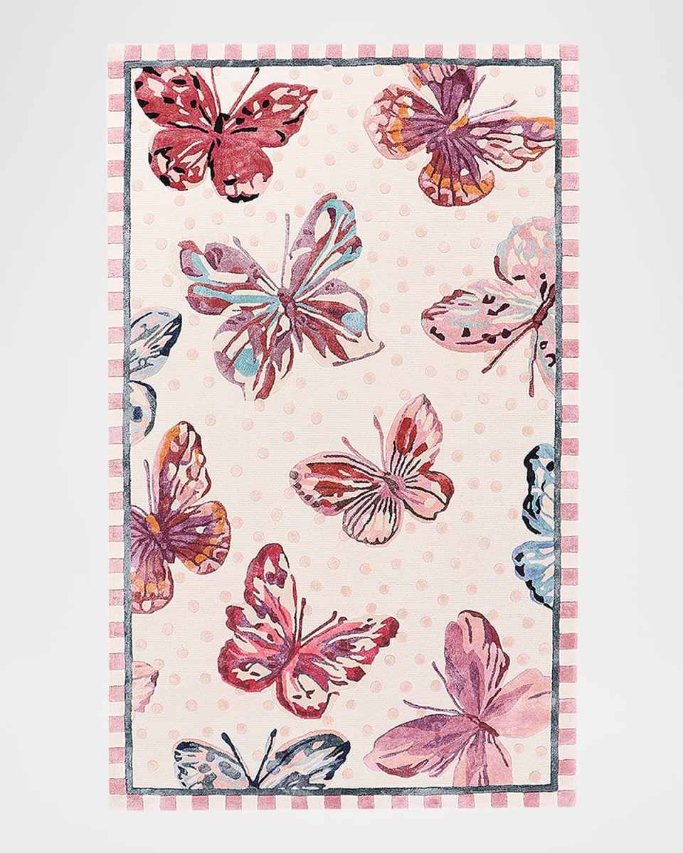 Eternity Butterfly Rug, 5' x 8'